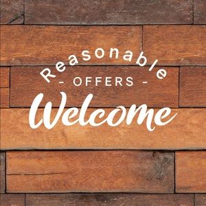 All Reasonable Offers Welcome and Considered